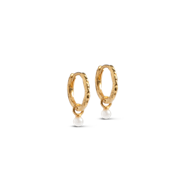 ENAMEL Copenhagen Belle Pearl Hoops - Pearl hos parfumerihamoghende.dk 